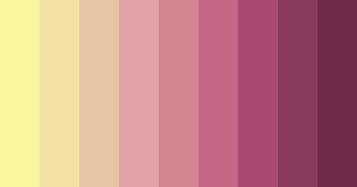 Download blushing sunrise color palette PNG image (landscape)