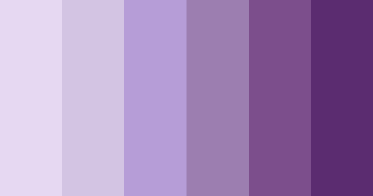 Download lavender reverie color palette PNG image (landscape)