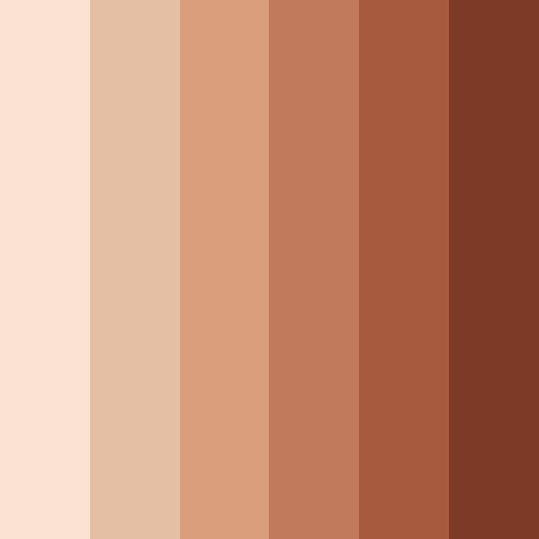 Download warm autumn embrace color palette PNG image (square)