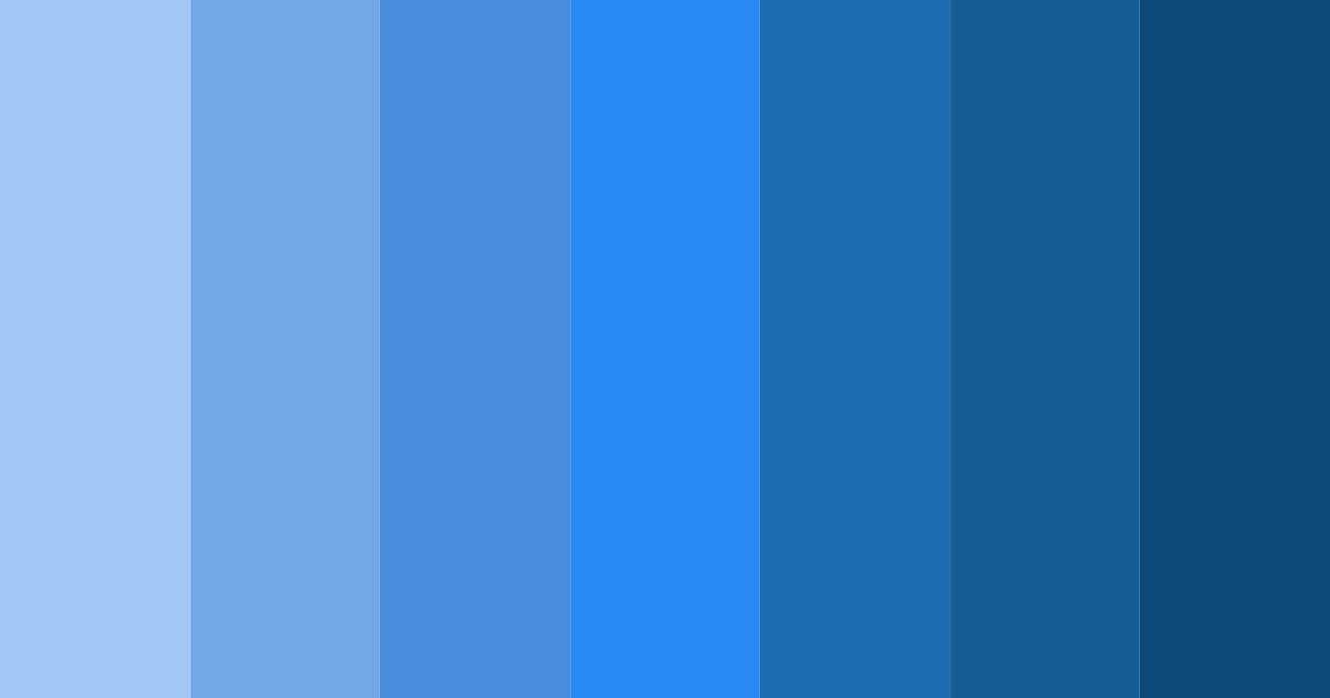 Download azure dreamscape color palette PNG image (landscape)