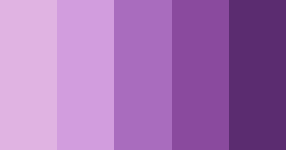 Download purple dream color palette PNG image (landscape)