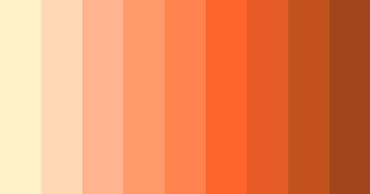 Download warm peach color palette PNG image (landscape)