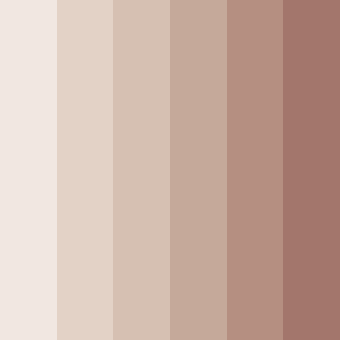 Download warm beige color palette PNG image (square)