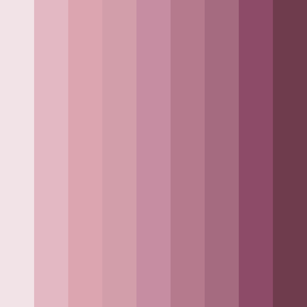 Download blush blossom symphony color palette PNG image (square)
