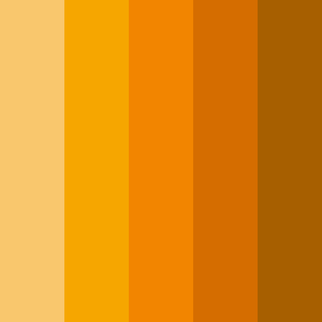 Download golden ember glow color palette PNG image (square)