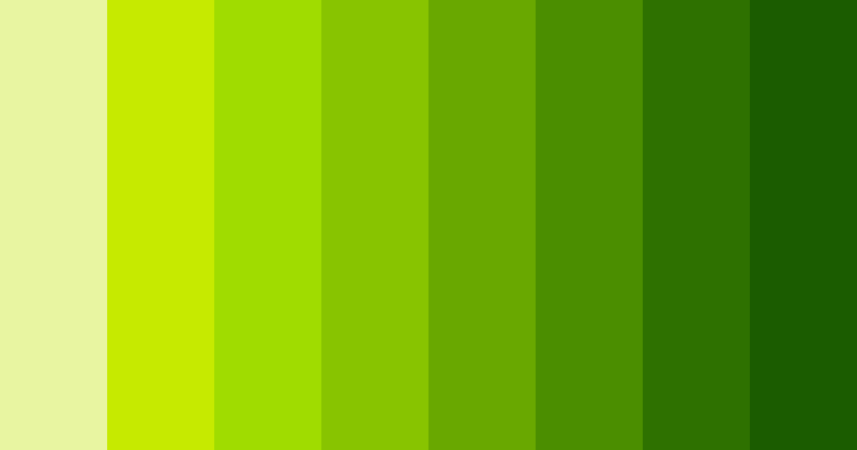 Download lush green symphony color palette PNG image (landscape)