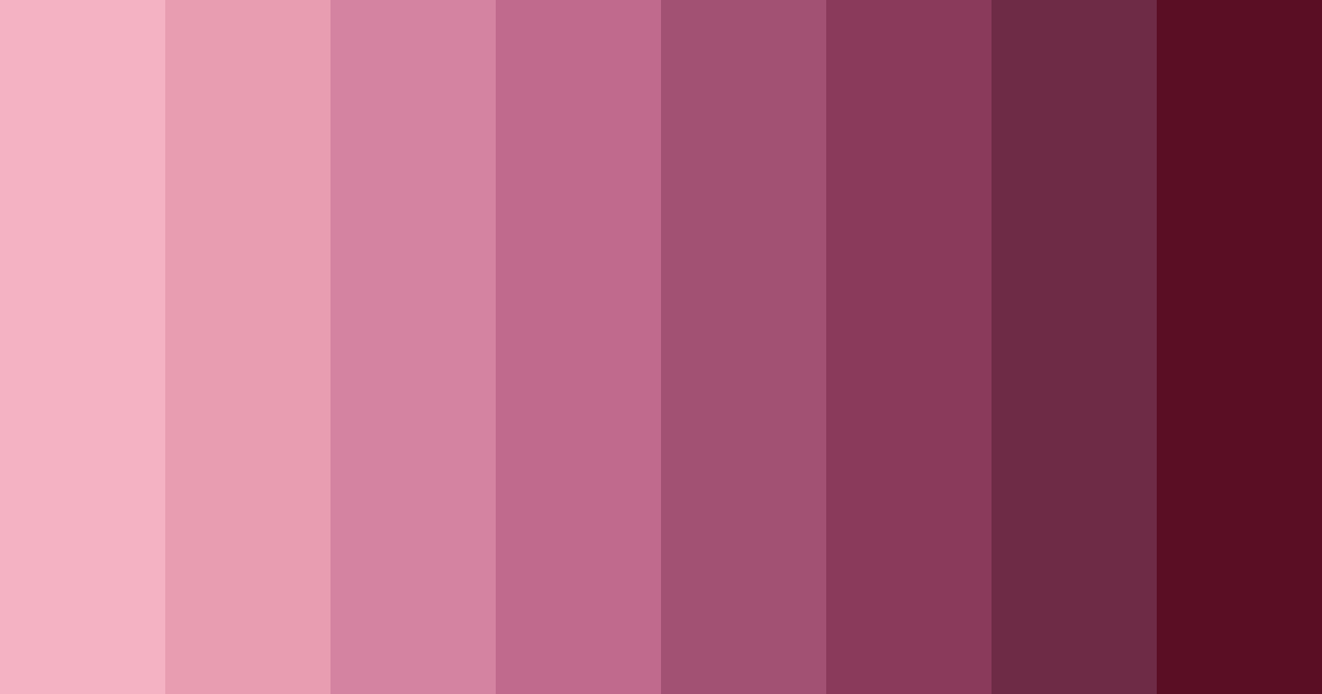 Download dark red color palette PNG image (landscape)