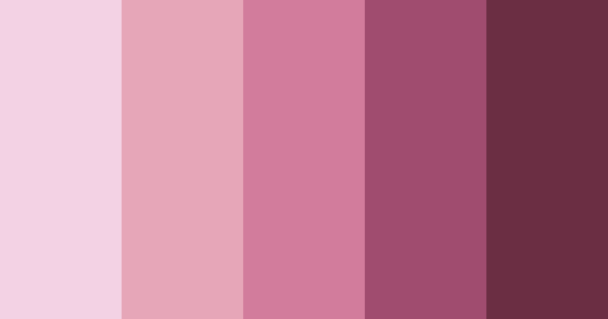 Download dark rose shades color palette PNG image (landscape)