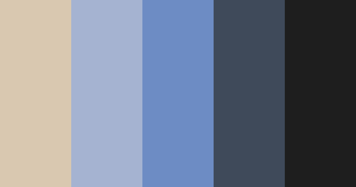 Download urban espresso blues color palette PNG image (landscape)