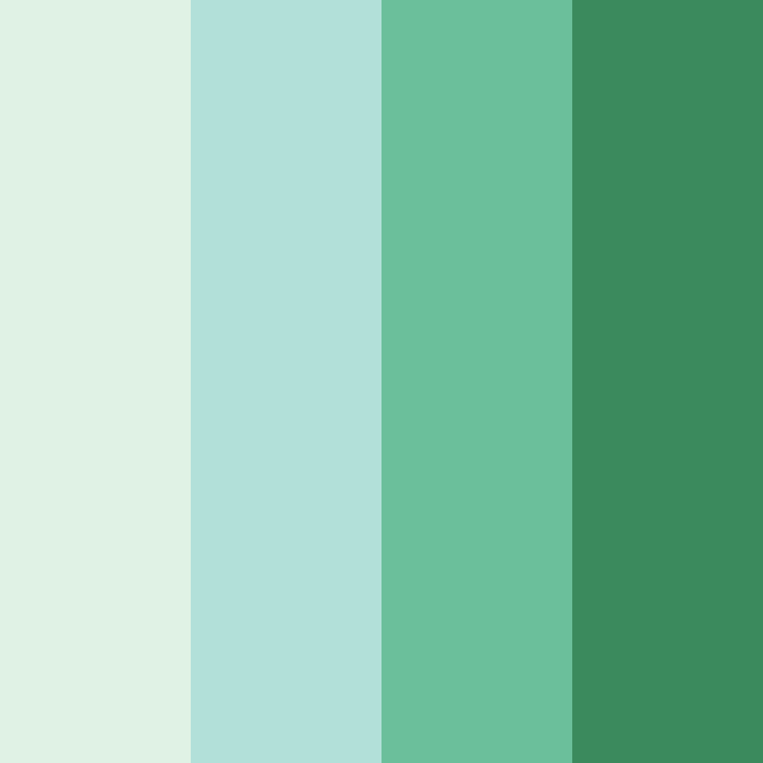 Download verdant echoes color palette PNG image (square)
