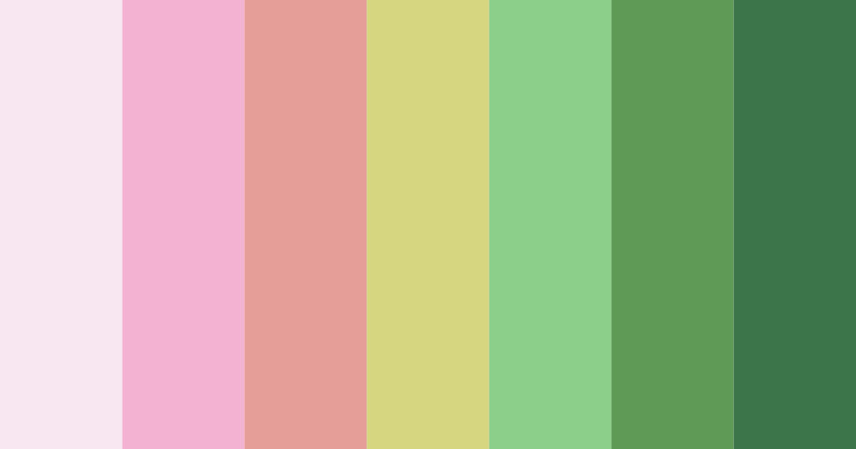 Download blossom grove color palette PNG image (landscape)