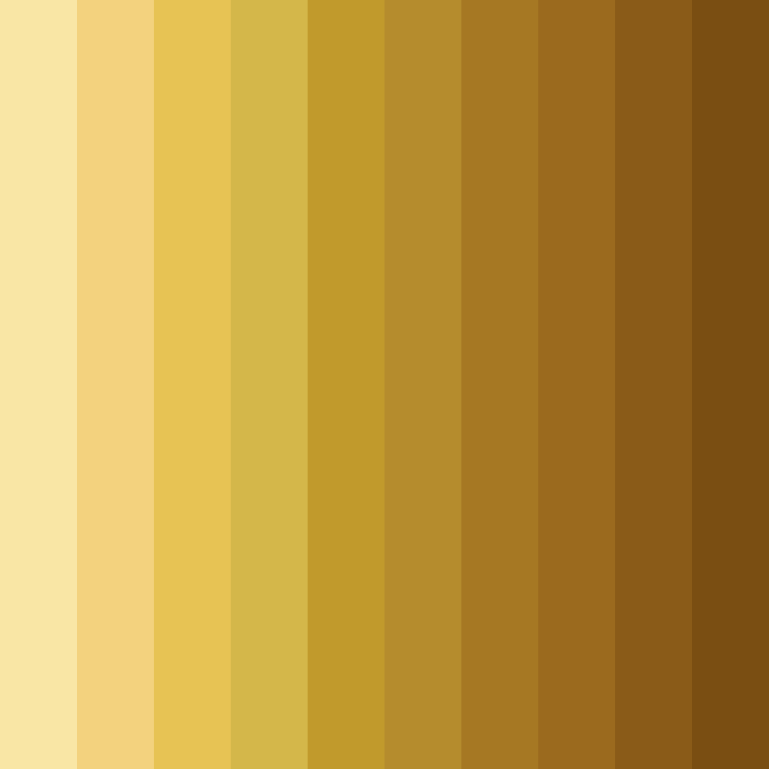 Download golden glimmering dreams color palette PNG image (square)