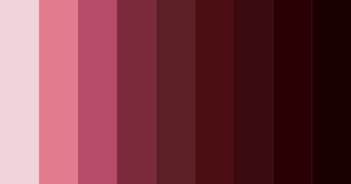 Download dark burgundy color palette PNG image (landscape)