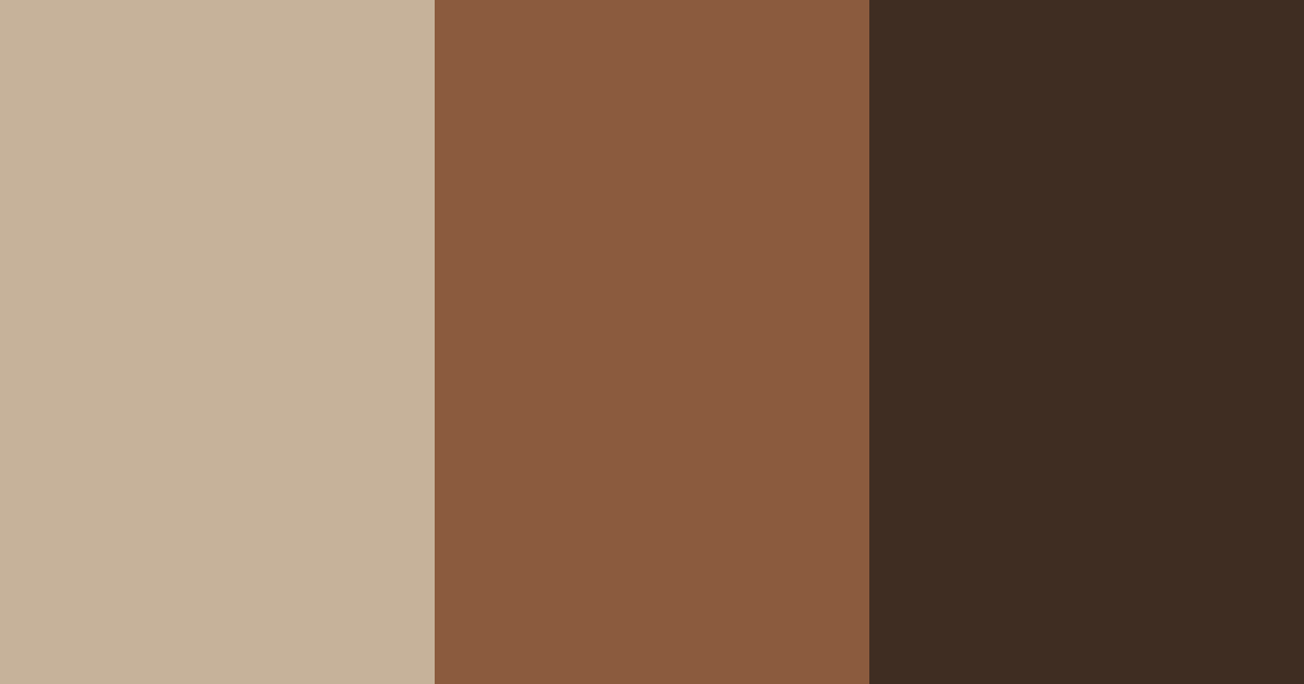 Download espresso brown shades color palette PNG image (landscape)
