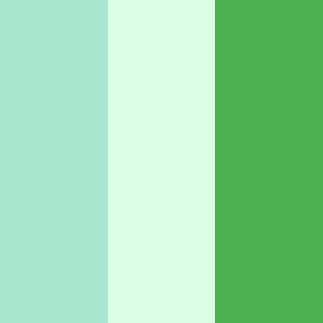 Download verdant serenity color palette PNG image (square)