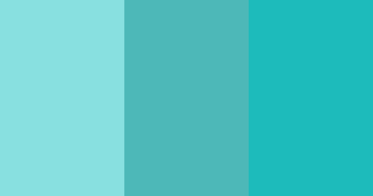 Download turquoise tranquility color palette PNG image (landscape)