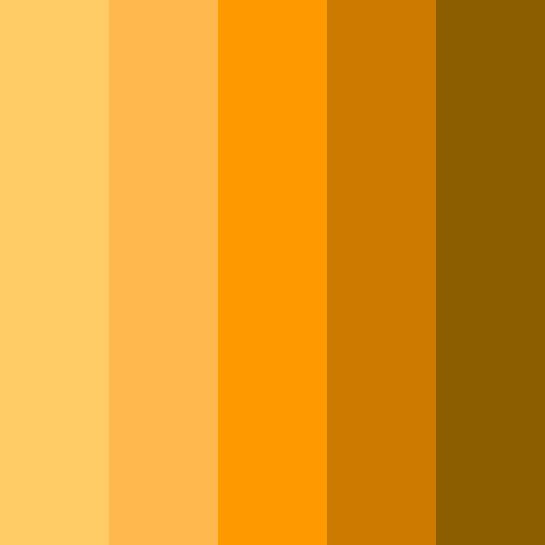 Download sunny citrus harmony color palette PNG image (square)