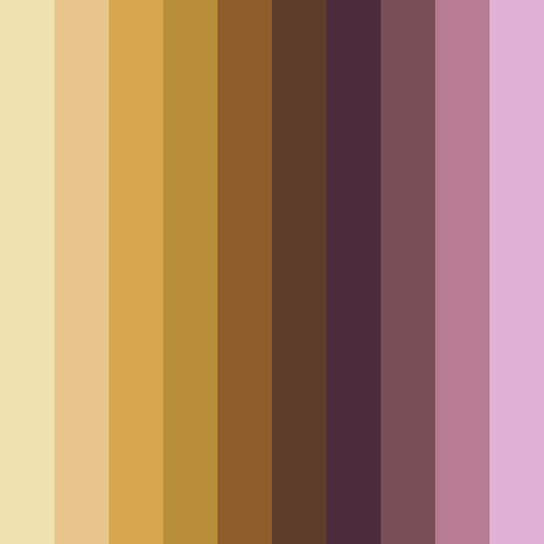 Download warmth in contrast color palette PNG image (square)