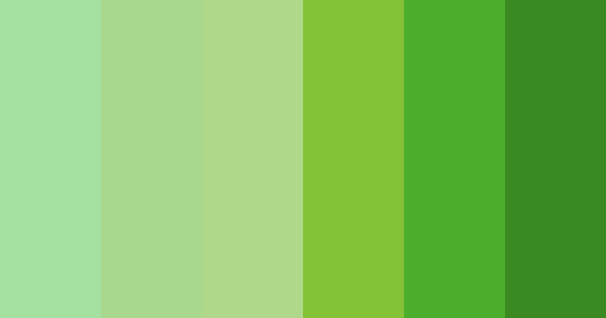 Download verdant harmony color palette PNG image (landscape)