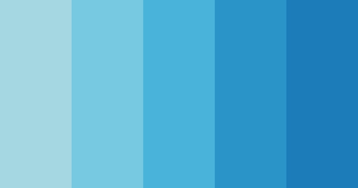 Download sky blue color palette PNG image (landscape)