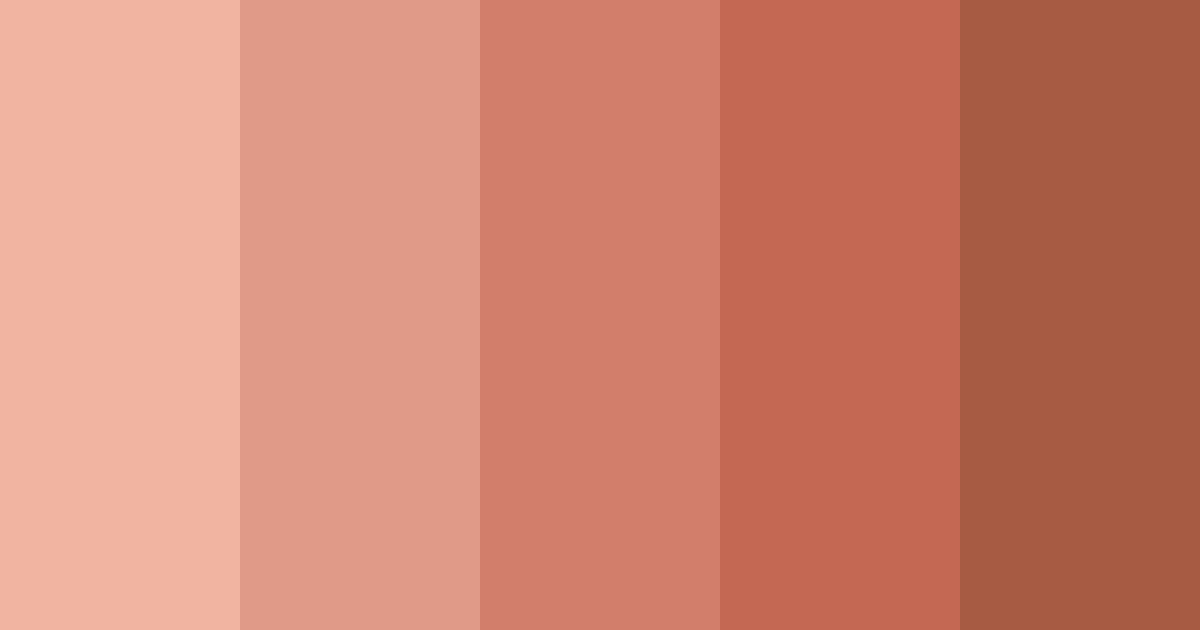 Download rustic red color palette PNG image (landscape)