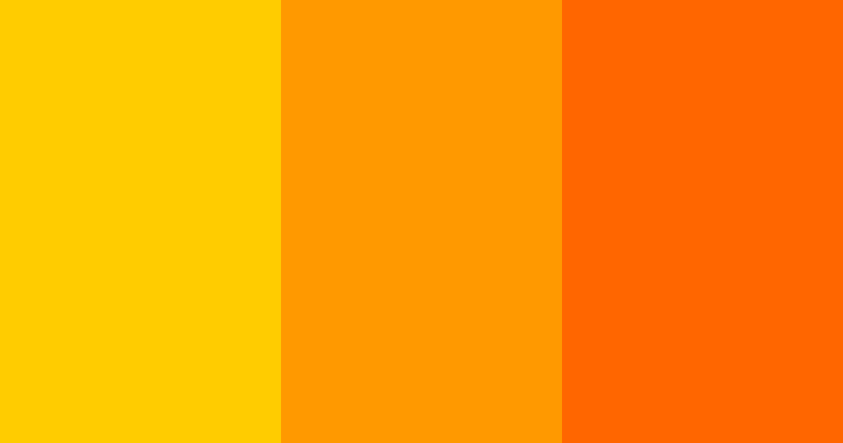 Download orange sunrise color palette PNG image (landscape)
