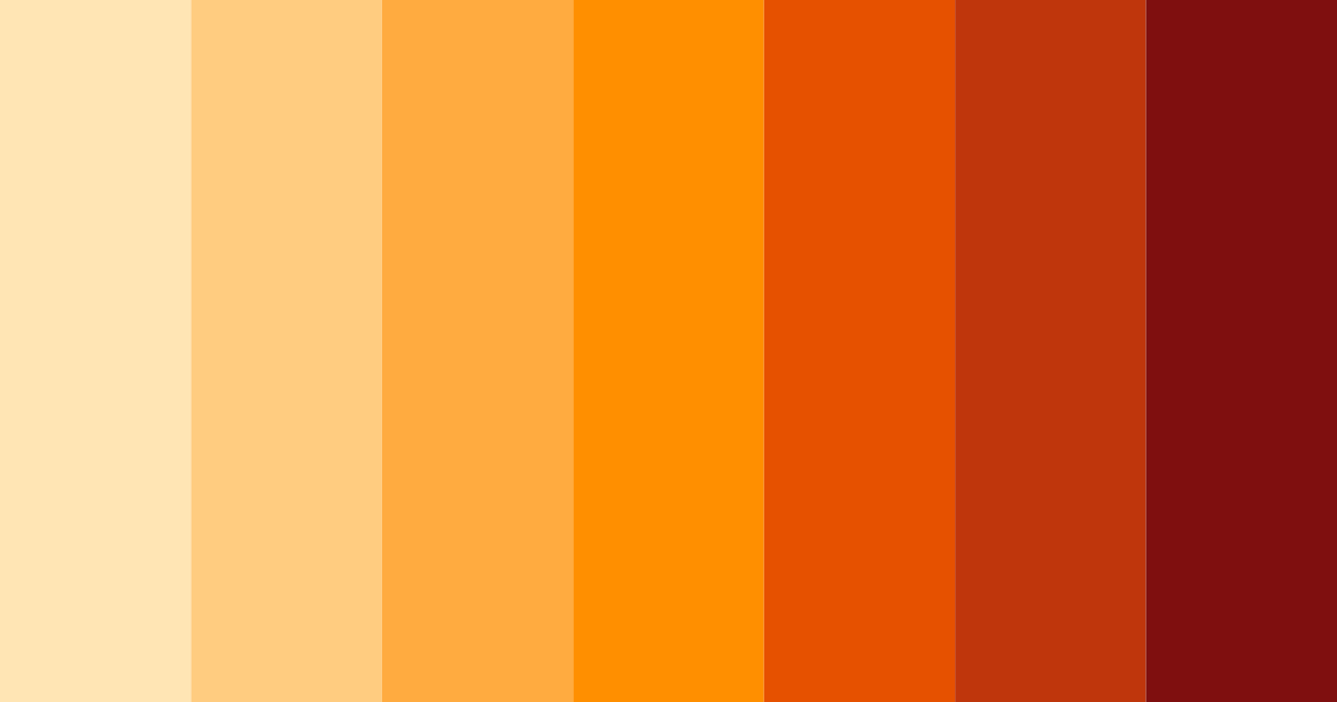 Download fiery eruption color palette PNG image (landscape)