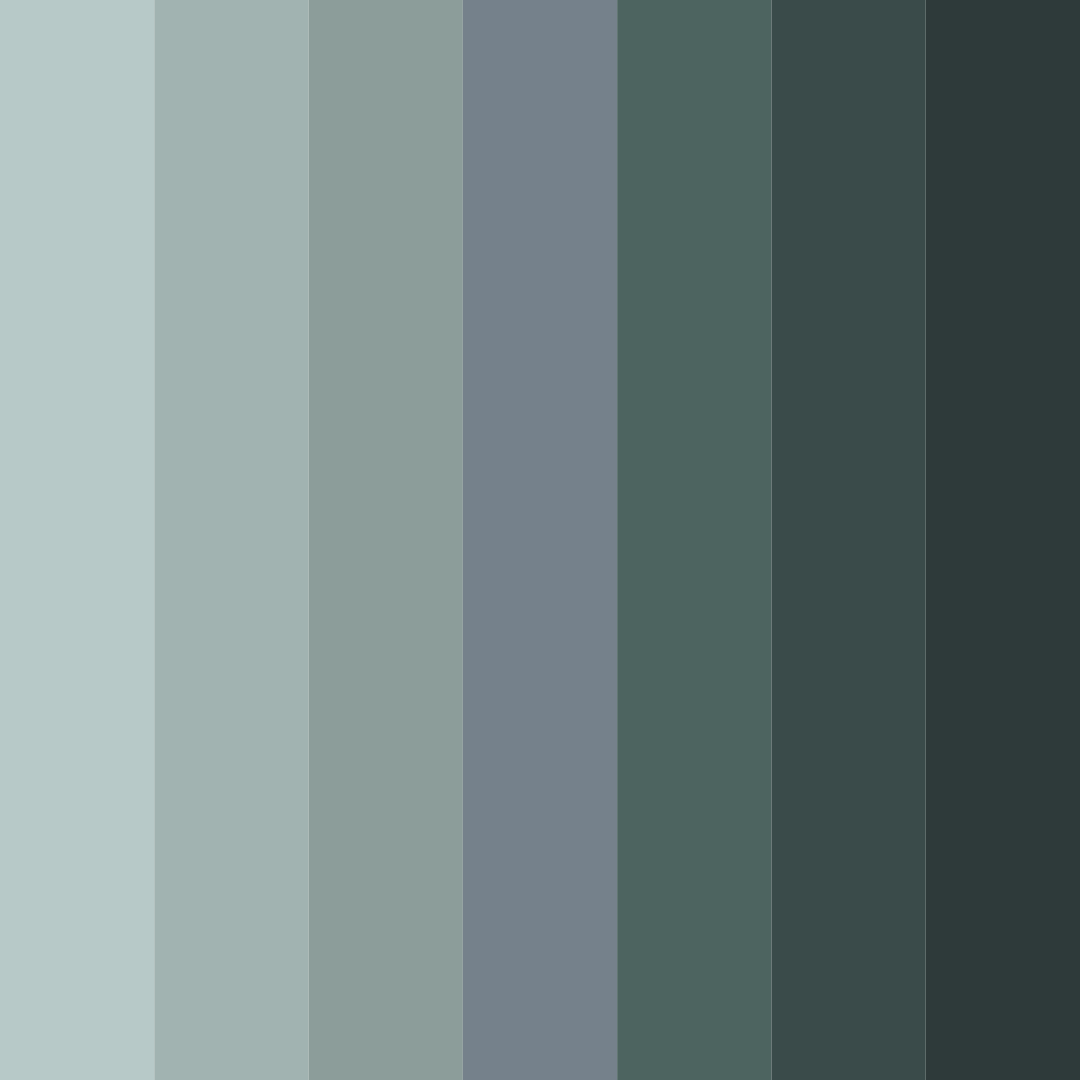 Download shades of blue gray color palette PNG image (square)