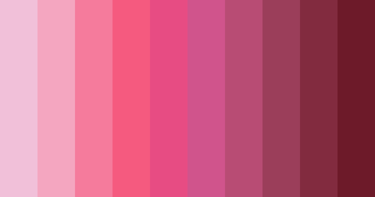 Download rosy reverie color palette PNG image (landscape)