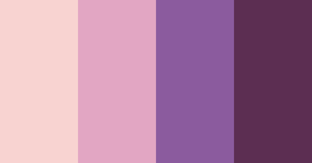 Download blushing twilight color palette PNG image (landscape)