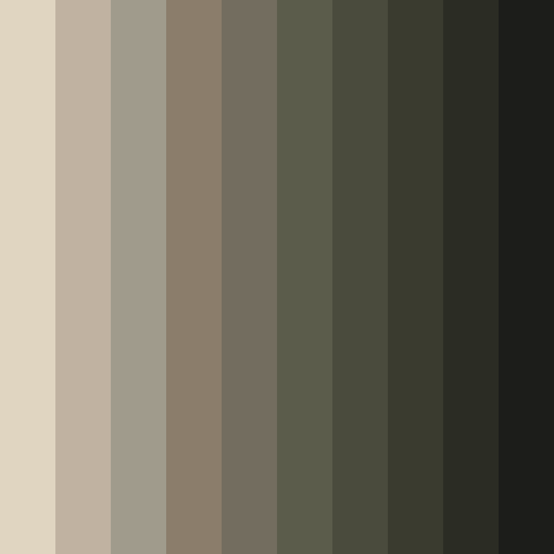 Download shades of graystone color palette PNG image (square)