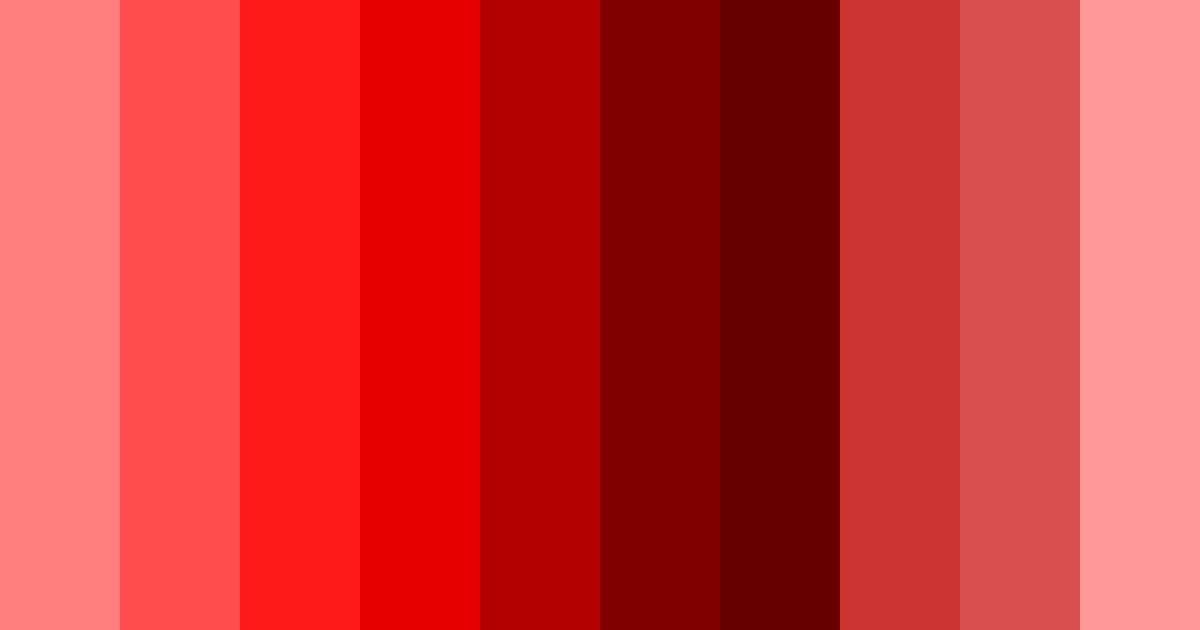 Download bright red color palette PNG image (landscape)