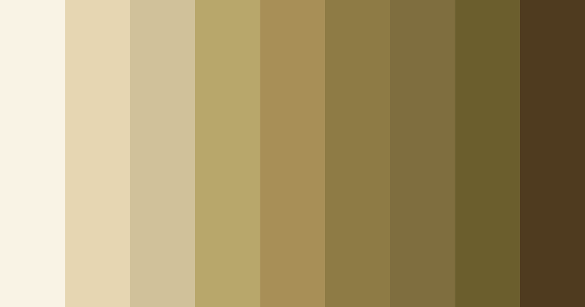 Download beige tones color palette PNG image (landscape)