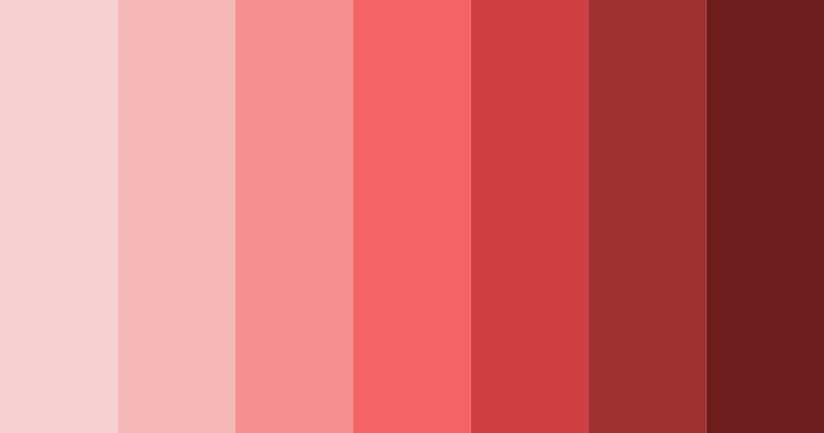 Download deep red shades color palette PNG image (landscape)