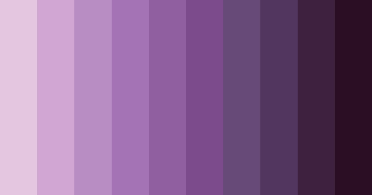 Download dusty purple shades color palette PNG image (landscape)