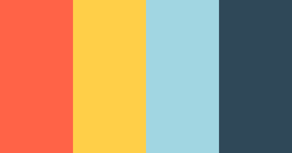 Download terracotta sunrise color palette PNG image (landscape)