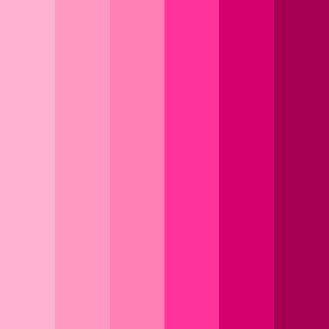 Download vibrant pink color palette PNG image (square)
