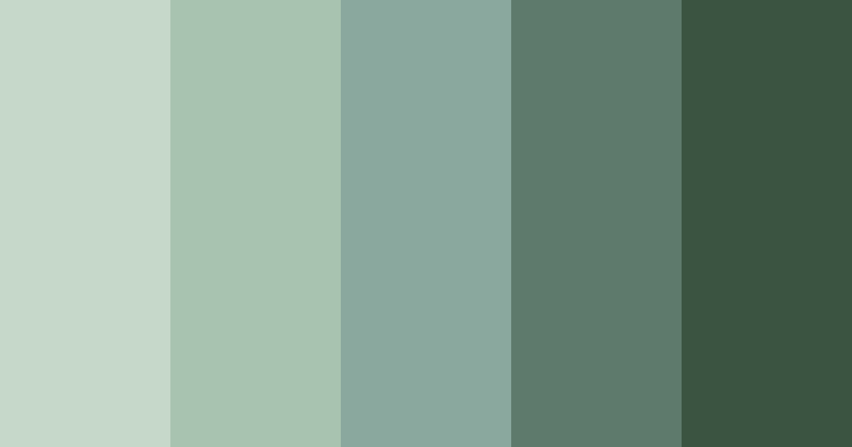 Download whispers of sage color palette PNG image (landscape)