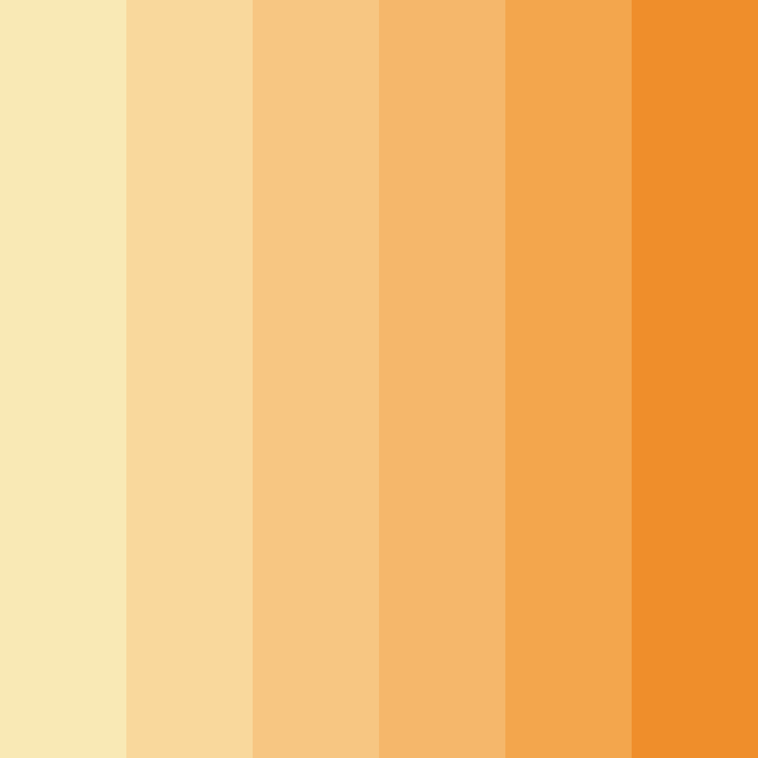 Download buttermilk sunshine color palette PNG image (square)