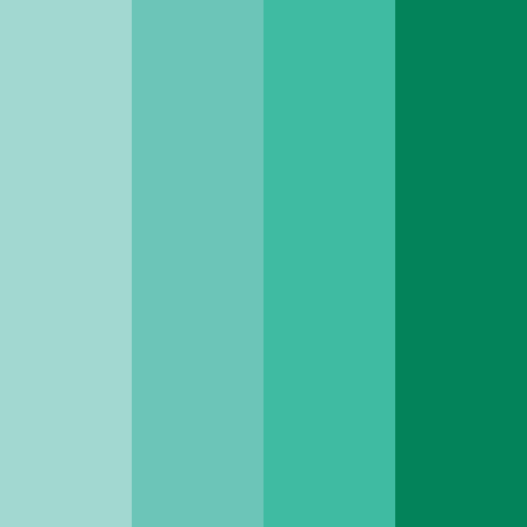 Download tropical oasis color palette PNG image (square)