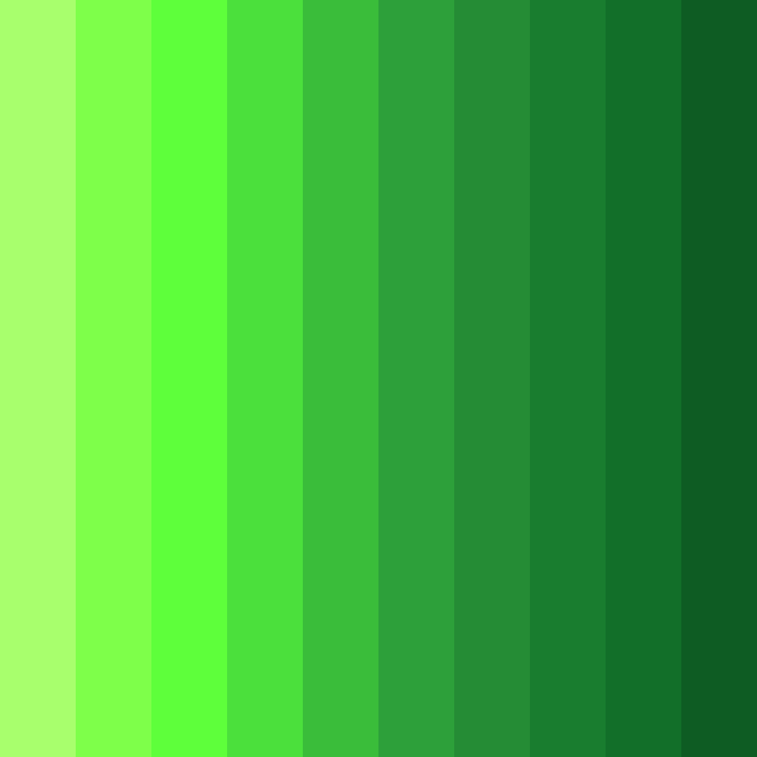 Download neon green fantasy color palette PNG image (square)