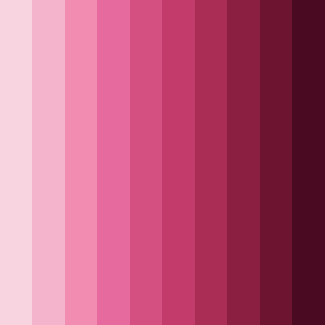 Download enchanted blush color palette PNG image (square)