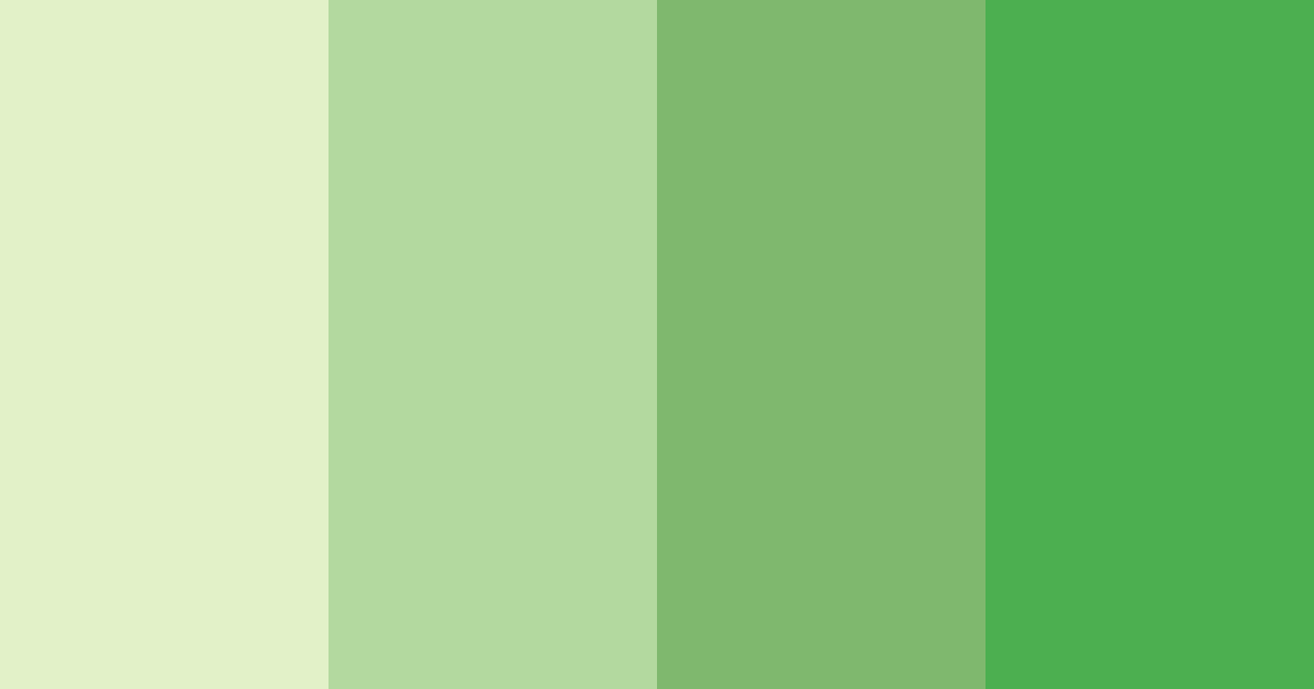 Download bright lime green color palette PNG image (landscape)