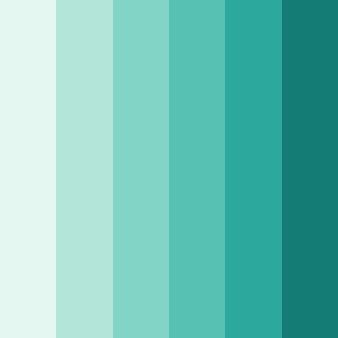 Download teal ai color palette PNG image (square)
