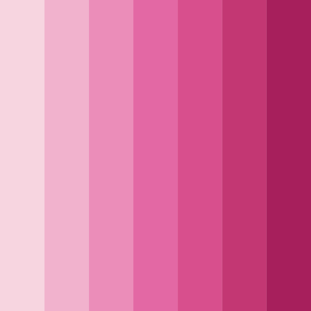 Download blush blossom symphony color palette PNG image (square)