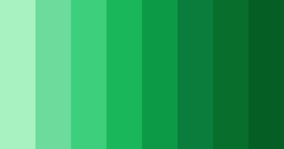 Download emerald circuit color palette PNG image (landscape)