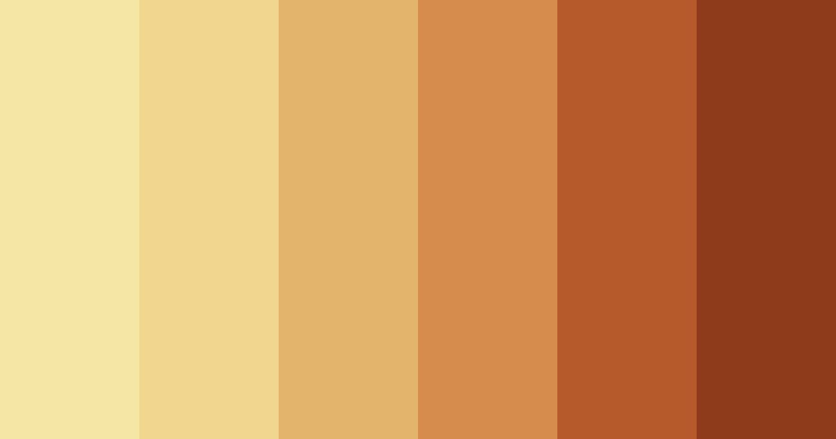 Download warm tan color palette PNG image (landscape)