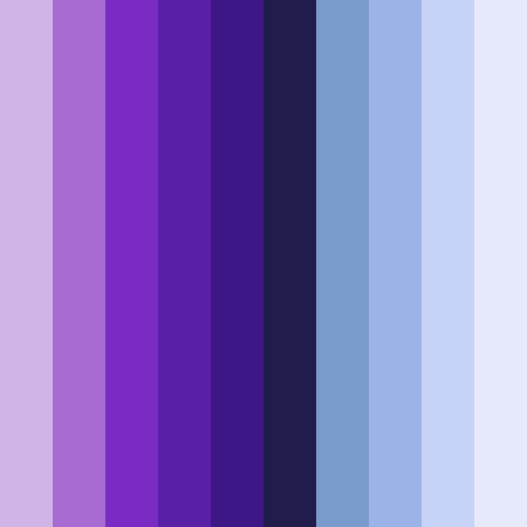 Download mystical twilight color palette PNG image (square)