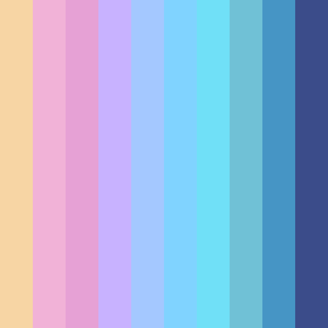 Download light pink blue color palette PNG image (square)