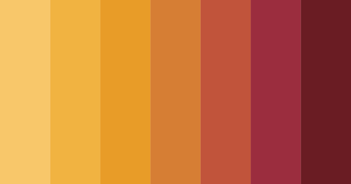 Download sunset red color palette PNG image (landscape)